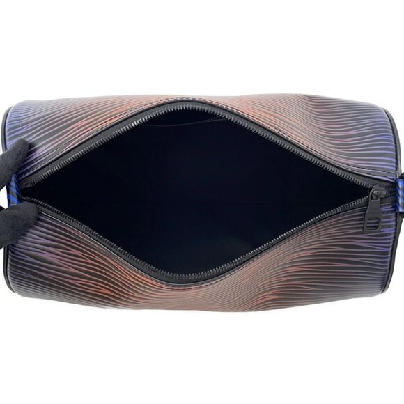 LOUIS VUITTON Soft/Polochon Epi XL/Calf Leather Gradient Electric Sun/Noir - Picture 13 of 13